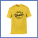 Mens Yellow Black T Shirt