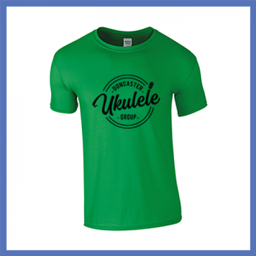 Mens Green Black T Shirt