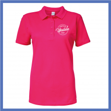 Ladies Pink Polo Shirt 