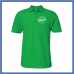 Mens Green White Polo Shirt 