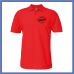 Mens Red Black Polo Shirt 